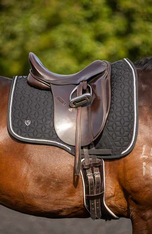 BARE Pro-Rider Dimension Saddle Pad - Dressage Cut - Black